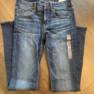 American Eagle Outfitters Dark Blue Flare Jeans